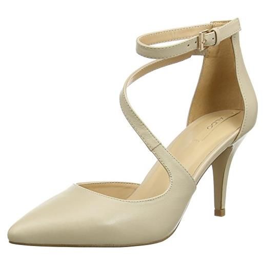 Aldo badollan, scarpe col tacco con cinturino a t donna, avorio bone 32, 37 eu