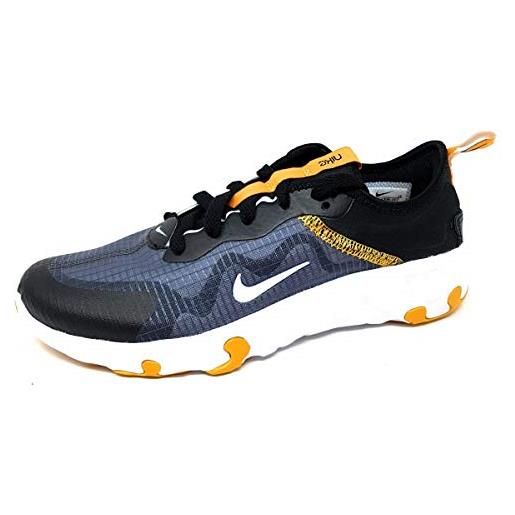 Nike renew lucent (gs), scarpe da corsa, black white pollen rise, 36.5 eu
