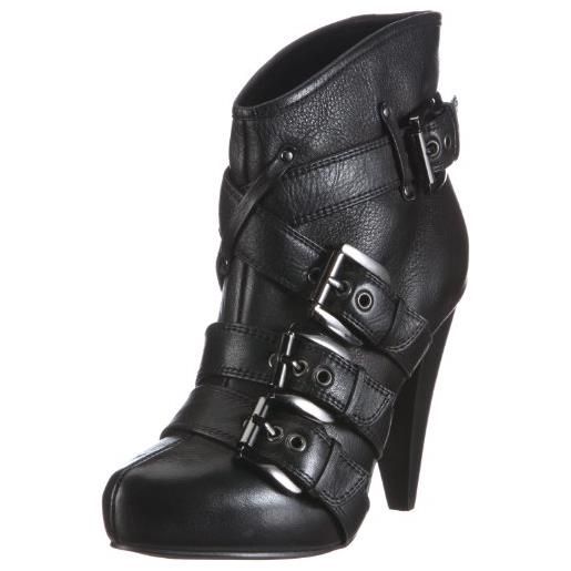 Buffalo london 114046 110-2200 sauvage leather black 01, stivali da donna, nero (black 01), eu 40, nero 01, 40 eu
