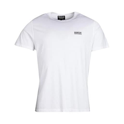 Barbour international t shirt essential logo uomo white xl