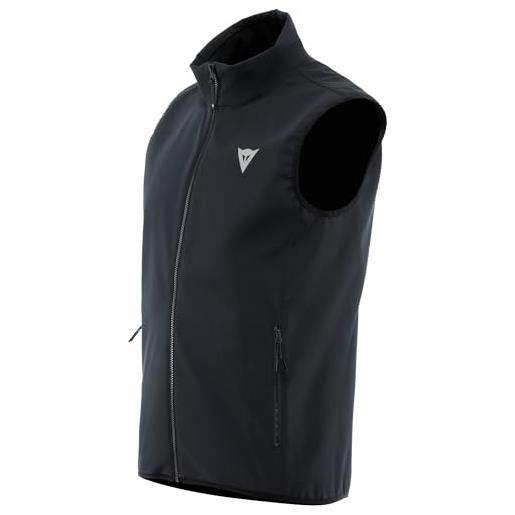 Dainese - no wind thermo vest, gilet termico antivento, traspirante, layer smanicato per moto, man, nero, xl