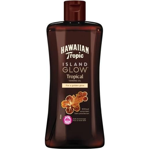 Hawaiian Tropic hawaiian island glow tropical olio abbronzante senza protezione 200 ml