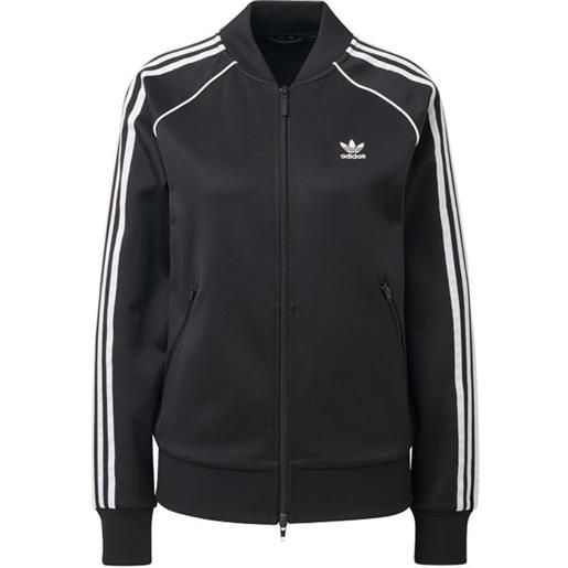 Adidas giacca adicolor donna nero bianco