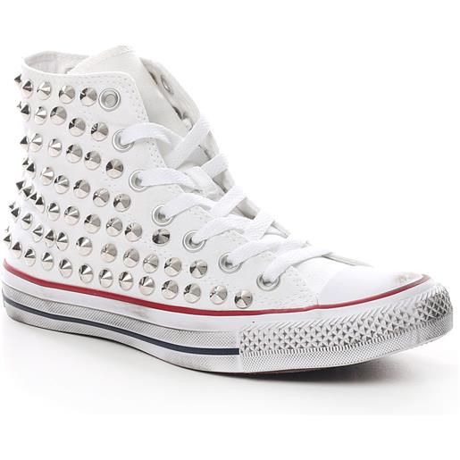 Converse chuck taylor all star total studs 3 skulls w white