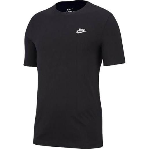 Nike t-shirt sportswear club uomo nero