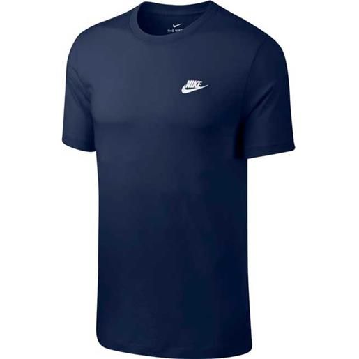 Nike t-shirt sportswear club uomo blu