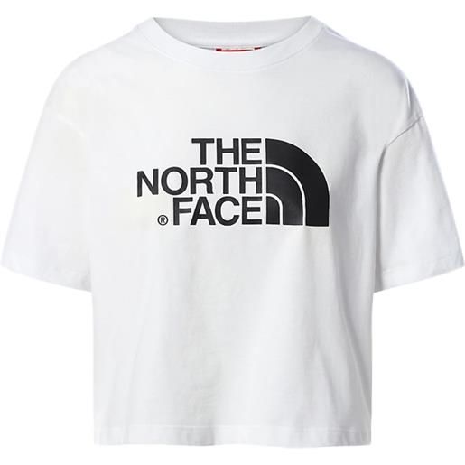 The North Face t-shirt easy logo donna bianco