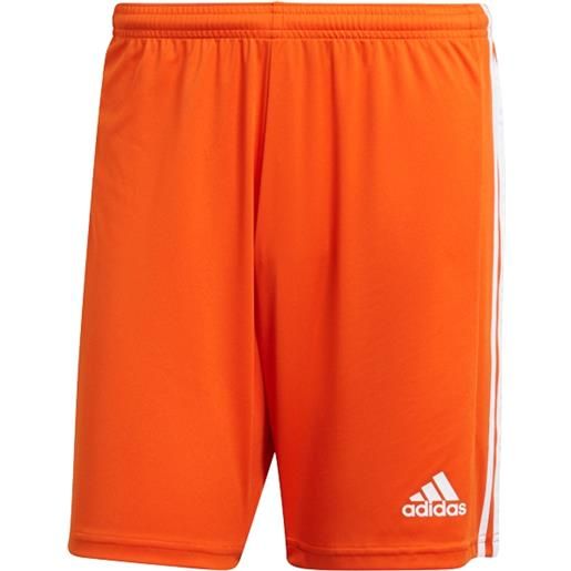 Adidas pantaloncino squadra 21 uomo arancione bianco