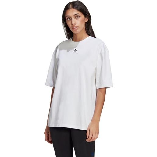 Adidas t-shirt essential donna bianco nero