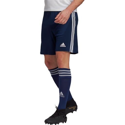 Adidas pantaloncino squadra 21 uomo blu bianco