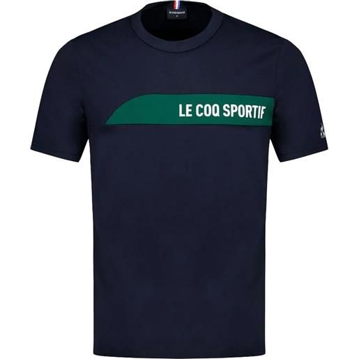 Le Coq Sportif t-shirt saison 2 uomo blu verde