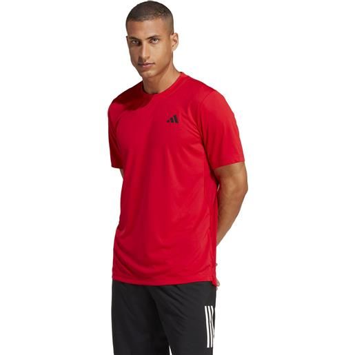 Adidas t-shirt club uomo rosso