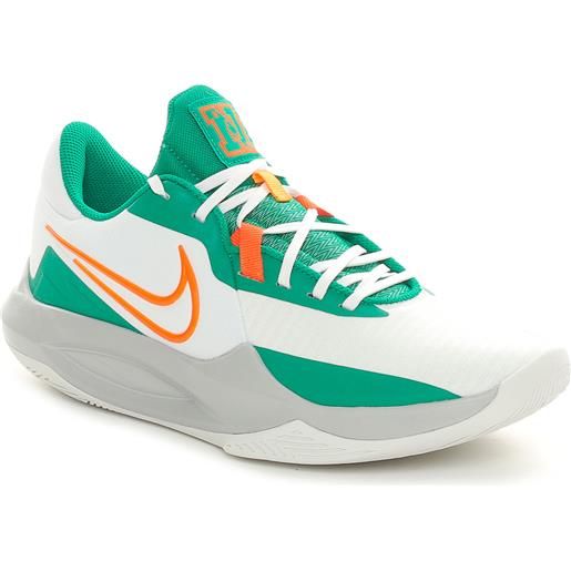 Nike scarpa da basket uomo Nike precision vi bianco verde