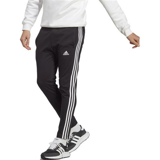 Adidas pantaloni essentials 3 stripes uomo nero