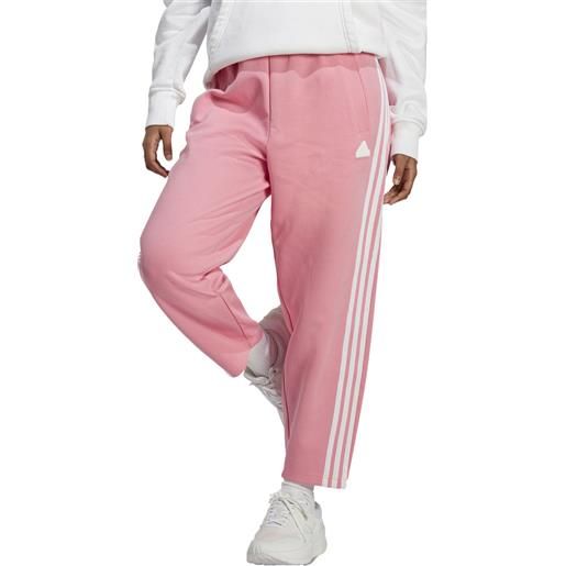 Adidas pantaloni future icons 3 stripes donna rosa
