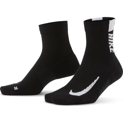 Nike calze multiplier 2 paia nero bianco