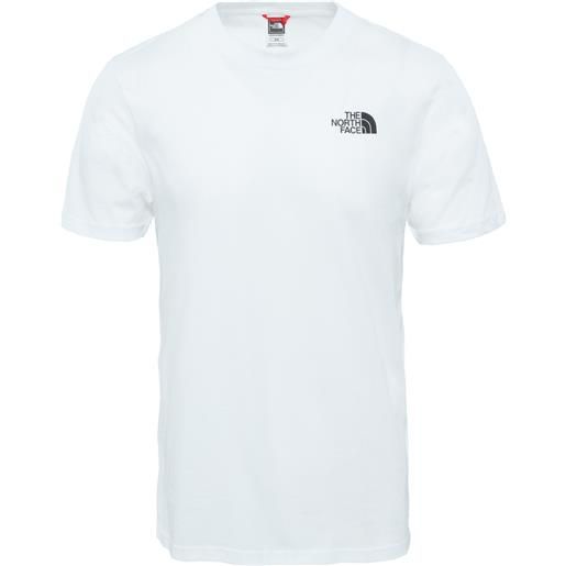The North Face t-shirt simple dome uomo bianco