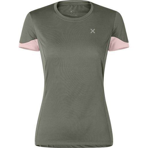 Montura t-shirt join donna verde salvia rosa