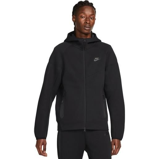 Nike maglia sportswear tech fleece uomo nero