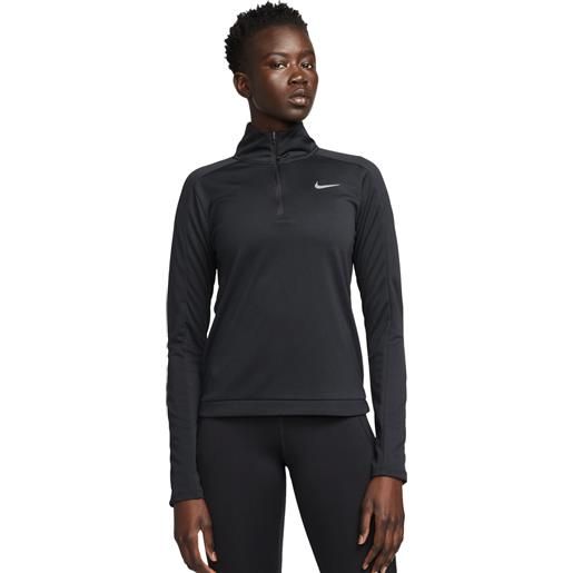 Nike felpa dri-fit pacer donna nero