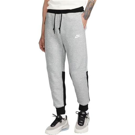 Nike pantaloni sportswear tech fleece uomo grigio nero