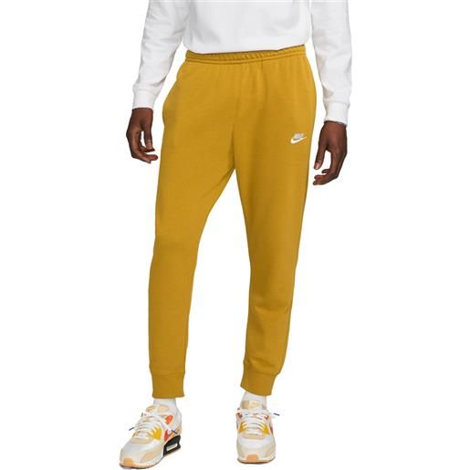 Nike pantaloni sportswear club uomo marrone