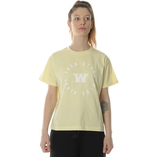 What's t-shirt college logo donna giallo