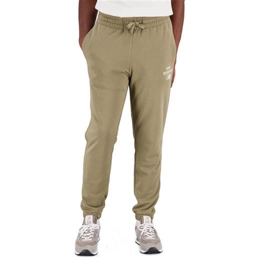 New Balance pantaloni essentials reimagined uomo verde