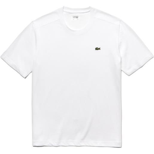 Lacoste t-shirt cotone logo uomo bianco