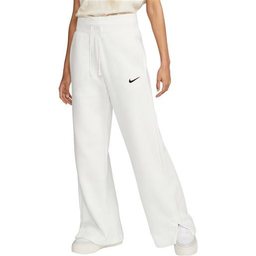 Nike pantalone donna Nike wide leg trend fleece bianco