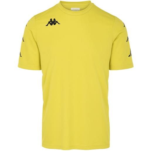 Robe Di Kappa t-shirt calcio cotone uomo giallo