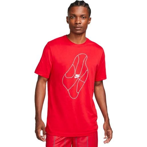 Nike t-shirt dri-fit uomo rosso