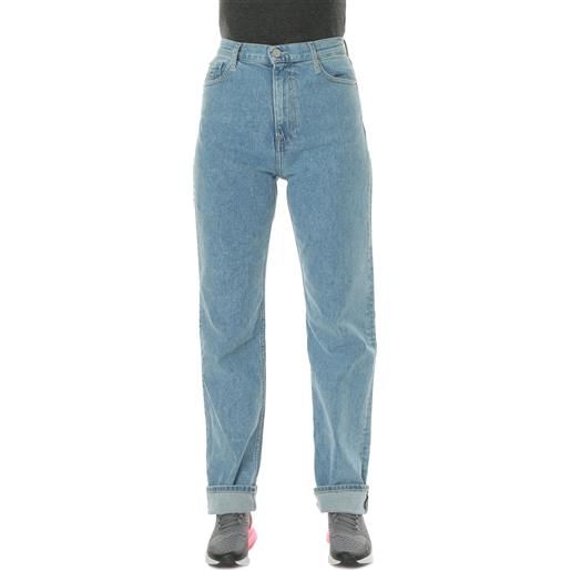 Tommy Jeans pantalone jeans julie straight l32 donna blu