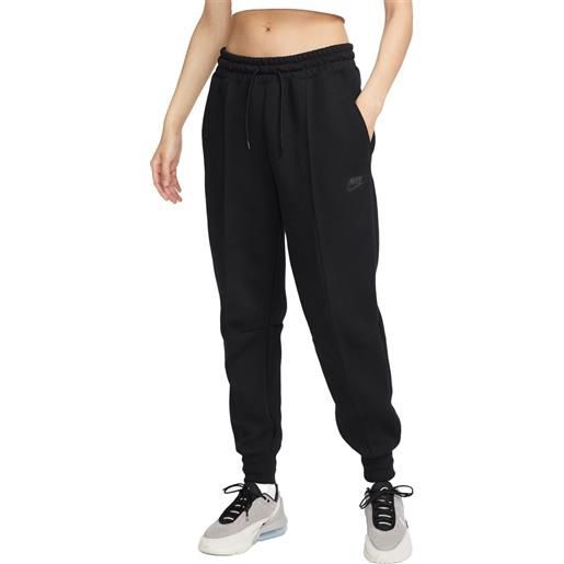 Nike pantaloni sportswear tech fleece donna nero
