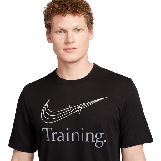 Nike t-shirt dri-fit uomo nero bianco