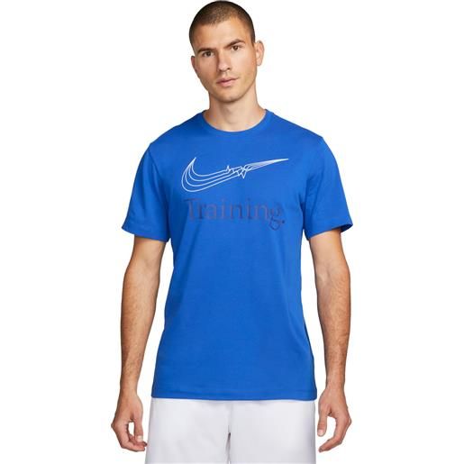 Nike t-shirt dri-fit uomo blu
