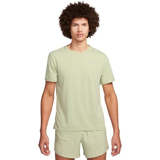 Nike t-shirt uomo Nike miler verde chiaro
