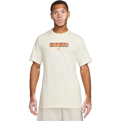 Nike t-shirt sportswear uomo beige