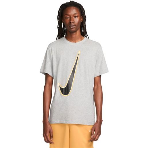 Nike t-shirt basket dri-fit uomo grigio