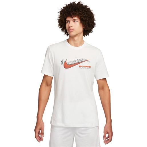 Nike t-shirt basket uomo bianco