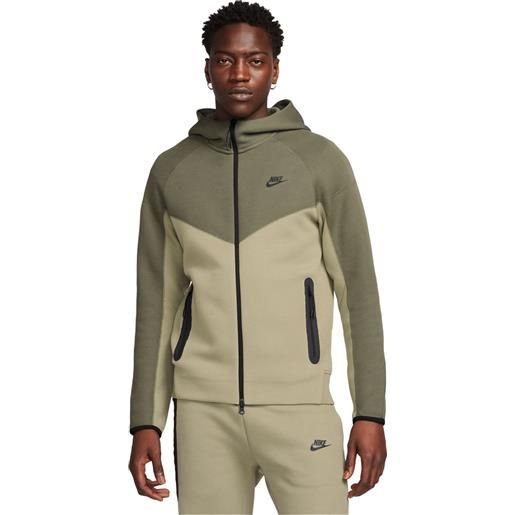 Nike felpa uomo Nike tech fleece army khaki