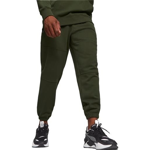 Puma pantaloni downtown uomo verde