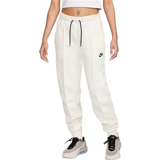 Nike pantalone donna Nike sportswear tech fleece bianco