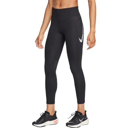 Nike leggings running 7/8 fast donna nero