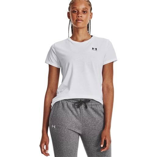 Under Armour t-shirt sportstyle left chest donna bianco