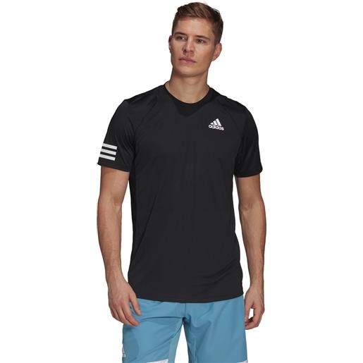Adidas t-shirt club uomo nero