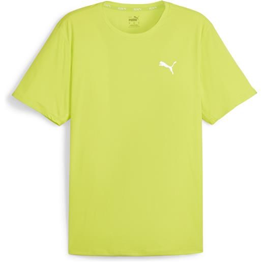 Puma t-shirt velocity run favorite uomo lime