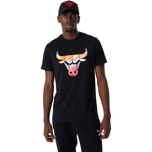 New Era newera t-shirt bulls uomo nero