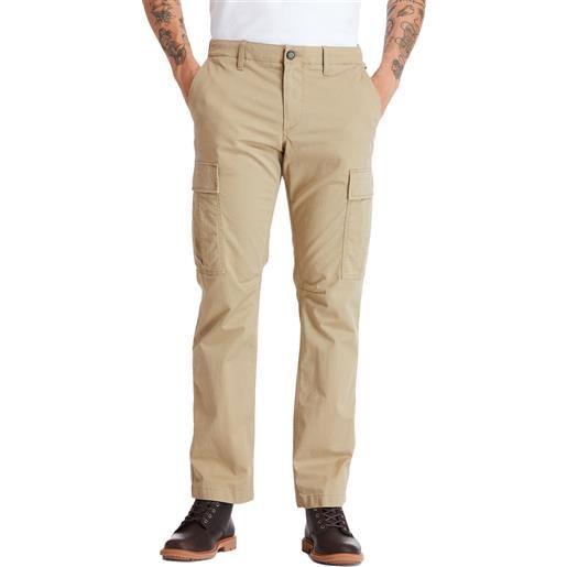 Timberland pantaloni cargo stretch uomo khaki
