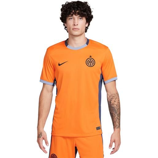 Nike maglia calcio inter 2023/24 uomo arancione